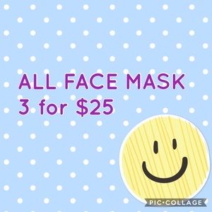 3 for $25 face mask